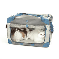 FOFOS Outdoor Camping Pet Carrier - Grey/Blue