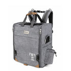 Truelove Airflow Premium Hands-Free Backpack Pet Carrier for Dogs & Cats (Grey, Large)
