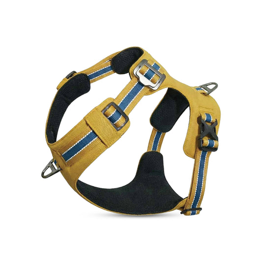 Petaholic  Tracker  Series  Plateau Dog Harness - Mustard