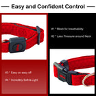 Petaholic Air Mesh Series Pet Collar - Maroon