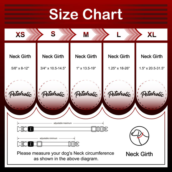 Petaholic Air Mesh Series Pet Collar - Maroon