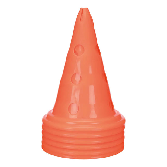 Zigly orange plastic piping bag tip with round holes for cake decorating