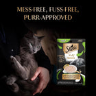 Sheba Melty Spoons Creamy Chicken & Chicken Shreds Lickable Cat Treats (40g)