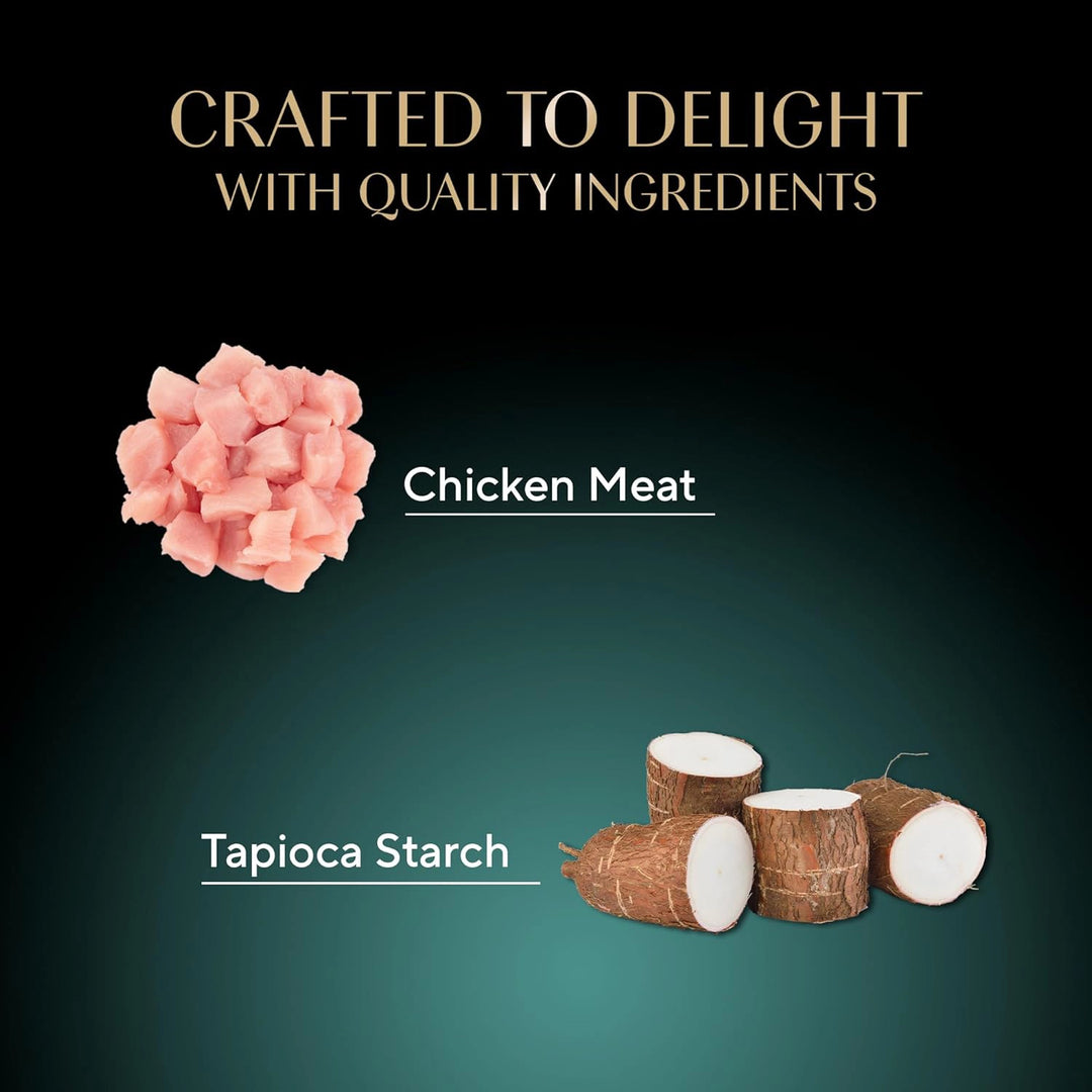 Sheba Melty Spoons Lickable Creamy Cat Treats, Creamy Chicken & Chicken Shreds - 40g