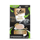 Sheba Melty Spoons Creamy Chicken & Chicken Shreds Lickable Cat Treats (40g)