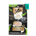 Sheba Melty Spoons Creamy Chicken & Chicken Shreds Lickable Cat Treats (40g)