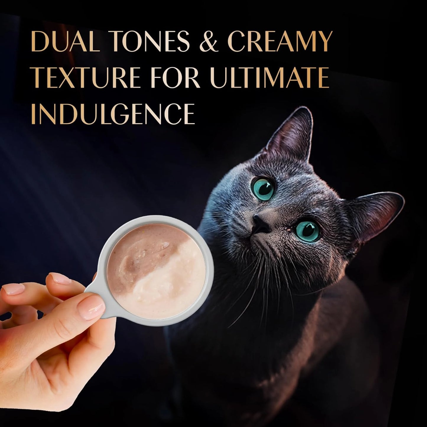 Sheba Melty Spoons Lickable Creamy Cat Treats, Maguro Flavour with Tuna Cream - 40g