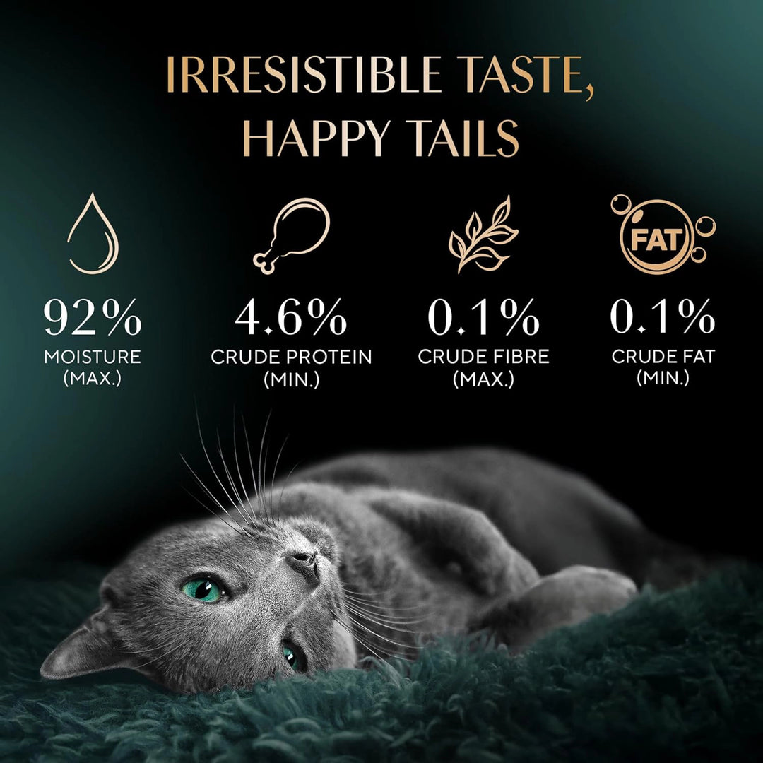 Sheba Melty Spoons Lickable Creamy Cat Treats, Maguro Flavour with Tuna Cream - 40g