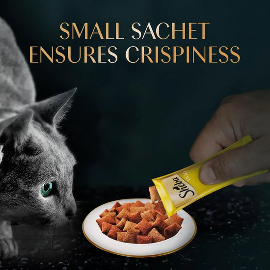 Sheba Duo Adult Crunchy Cat Treats - Tuna & Chicken, Salmon & Tuna, Chicken & Salmon - 135g