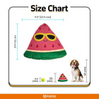 FOFOS Summer Plush Dog Toy - Watermelon