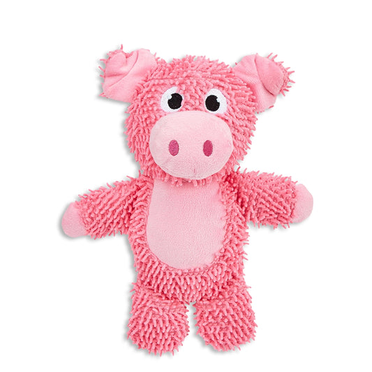 FOFOS Tough Pig Pink Plush Dog Toy