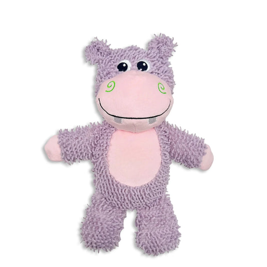 FOFOS Tough Hippo Plush Dog Toy