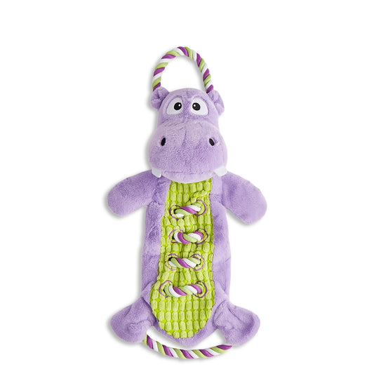 FOFOS Hippo Rope Tug Dog Toy