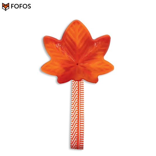 FOFOS Harvest Maple Leaf With Rope Dog Toy