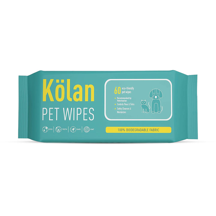 Kolan Pet Wipes - 60 Wipes