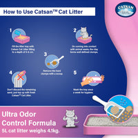 Catsan Ultra Odour Control Clumping Cat Litter