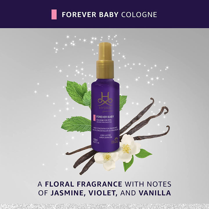 Hydra Groomers Forever Baby Pet Cologne for Dogs & Cats - 130ml
