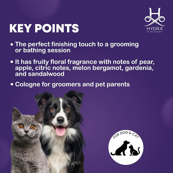 Hydra Groomers Forever Baby Pet Cologne for Dogs & Cats - 130ml