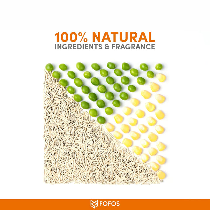 FOFOS Tofu & Crushed Bentonite Cat Litter – 6L