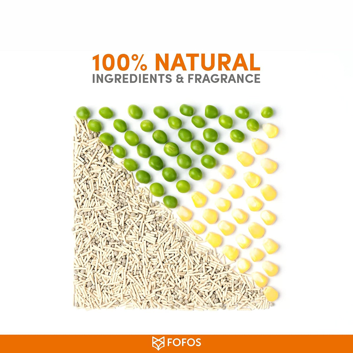 FOFOS Tofu & Crushed Bentonite Cat Litter – 6L