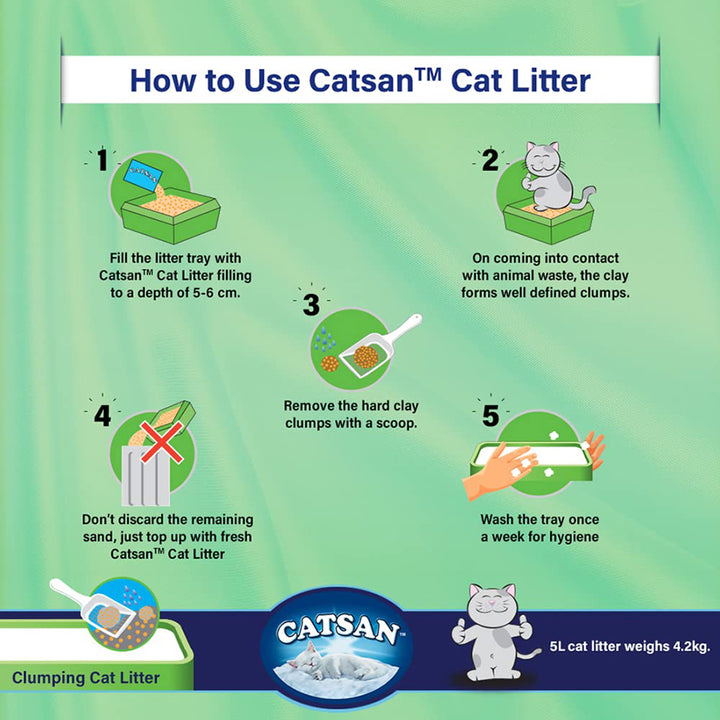 Catsan Ultra Odour Control Clumping Natural Cat Litter
