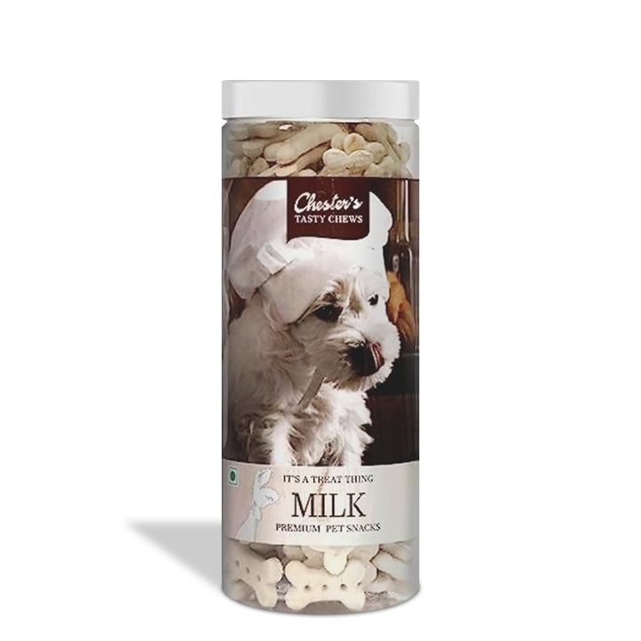 Chesters Tasty Chews Milk Flavour Dog Biscuit 700g