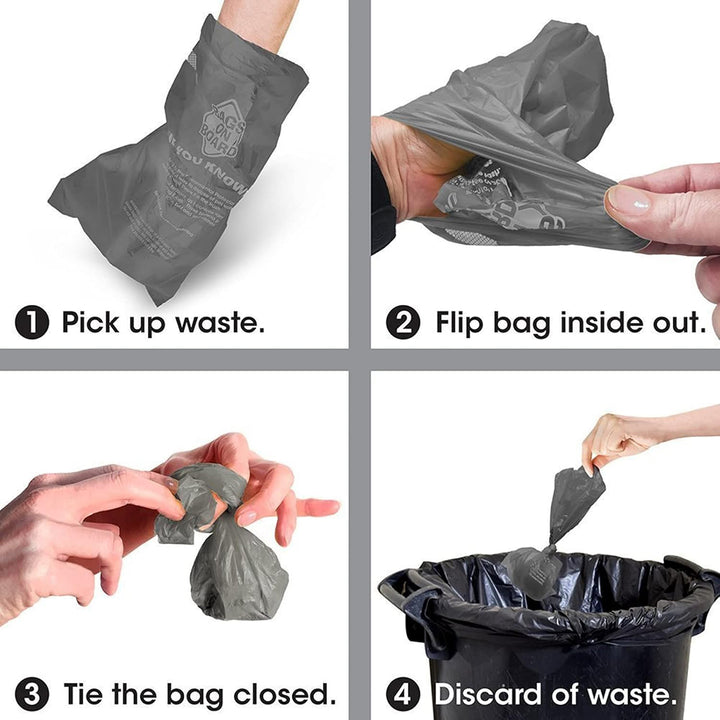 Bags On Board Cushy Waste Pick-Up Dispenser, Teal