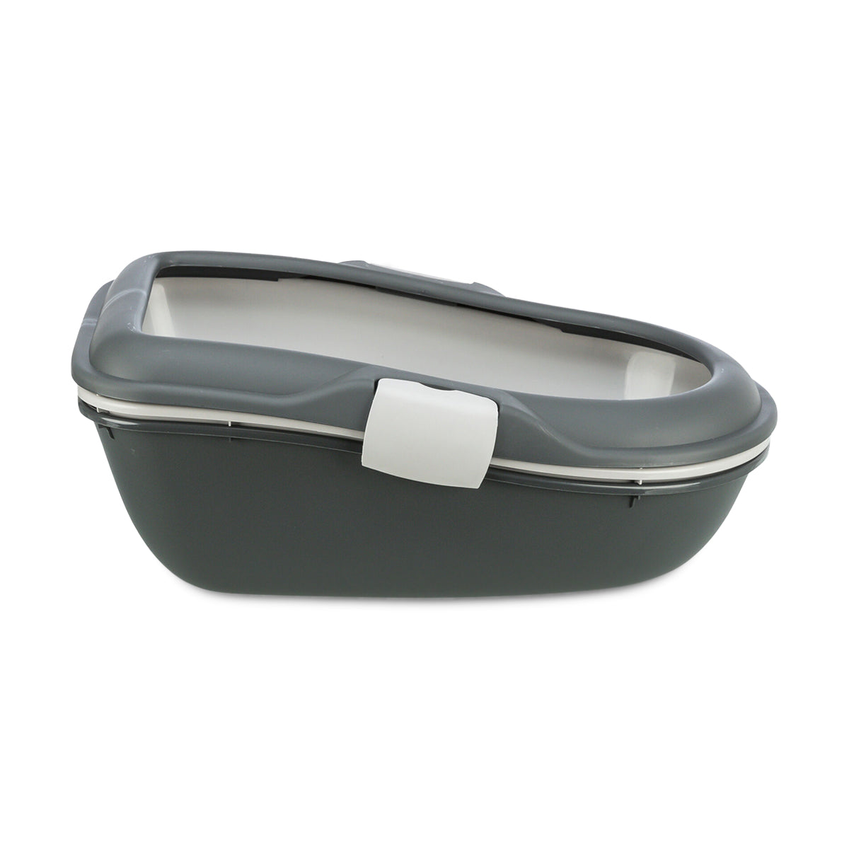Trixie Berto Litter Tray Three Part with Separating System - Dark Grey - 23 inch