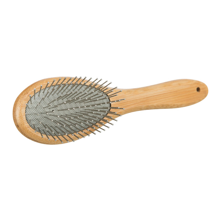Trixie Brush Double-Sided Bamboo/Natural & Wire Bristles