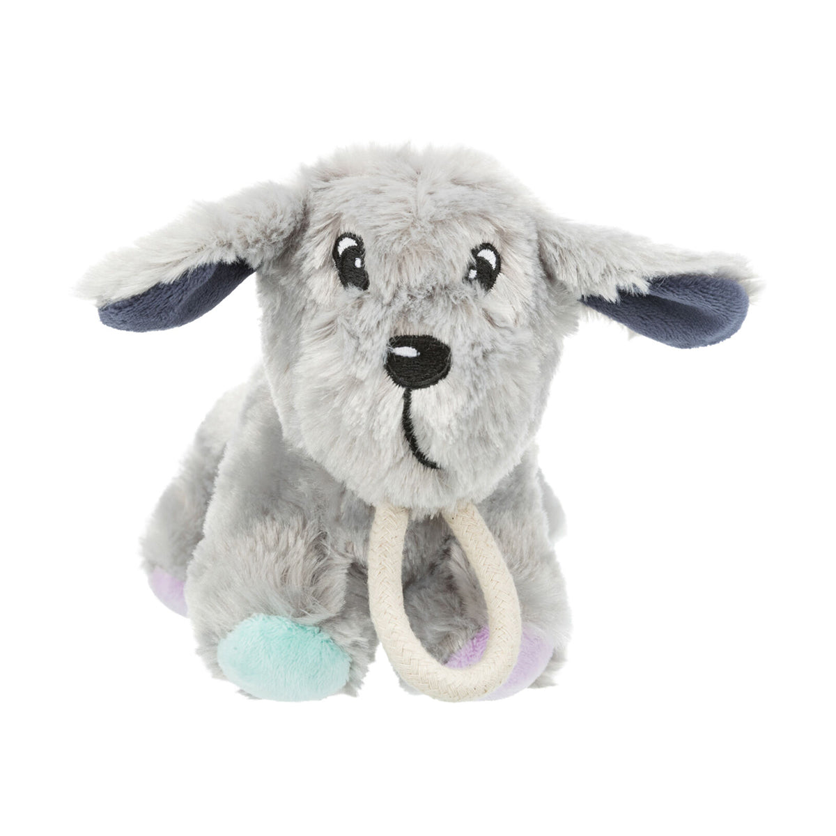 Trixie Junior Dog With Rope Plush Toy - 24cm