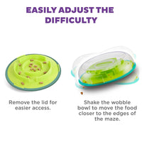 Outward Hound Wobble Bowl Interactive Treat Puzzle Dog Toy - 29X29cm