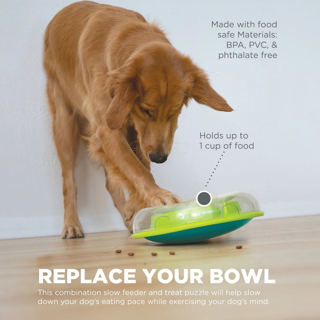 Outward Hound Wobble Bowl Interactive Treat Puzzle Dog Toy - 29X29cm