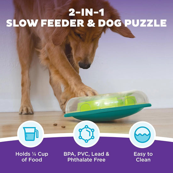 Outward Hound Wobble Bowl Interactive Treat Puzzle Dog Toy - 29X29cm