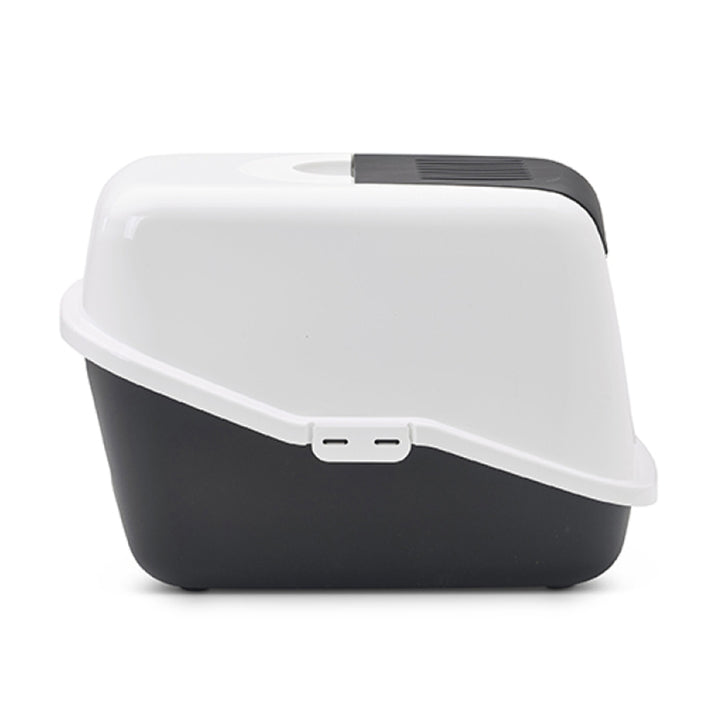 Savic Nestor Cat Toilet Home Black - 22x15x15 Inch