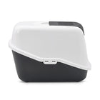 Savic Nestor Cat Toilet Home Black - 22x15x15 Inch - Zigly