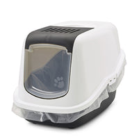 Savic Nestor Cat Toilet Home Black - 22x15x15 Inch