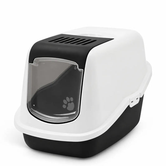 Savic Nestor Cat Toilet Home Black - 22x15x15 Inch