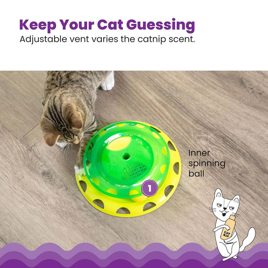 Petstages Catnip Chaser Independent Cat Interactive Toy