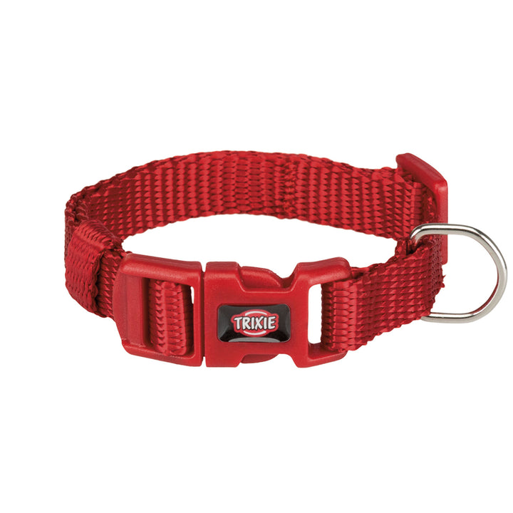 Trixie Premium Nylon Dog Collar - Red - M-L