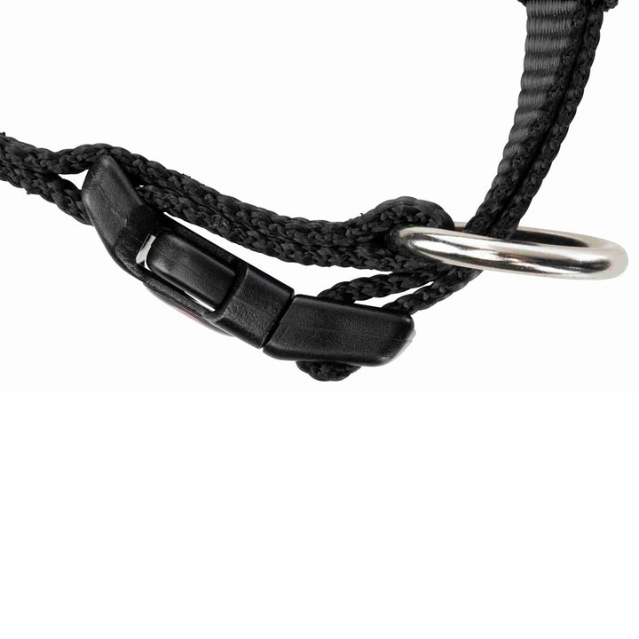 Trixie Premium Nylon Dog Collar - Jet Black