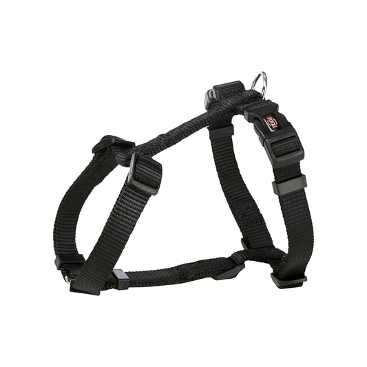 Trixie Premium Nylon H Type Dog Harness - Black