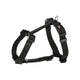 Trixie Premium Nylon H Type Dog Harness - Black