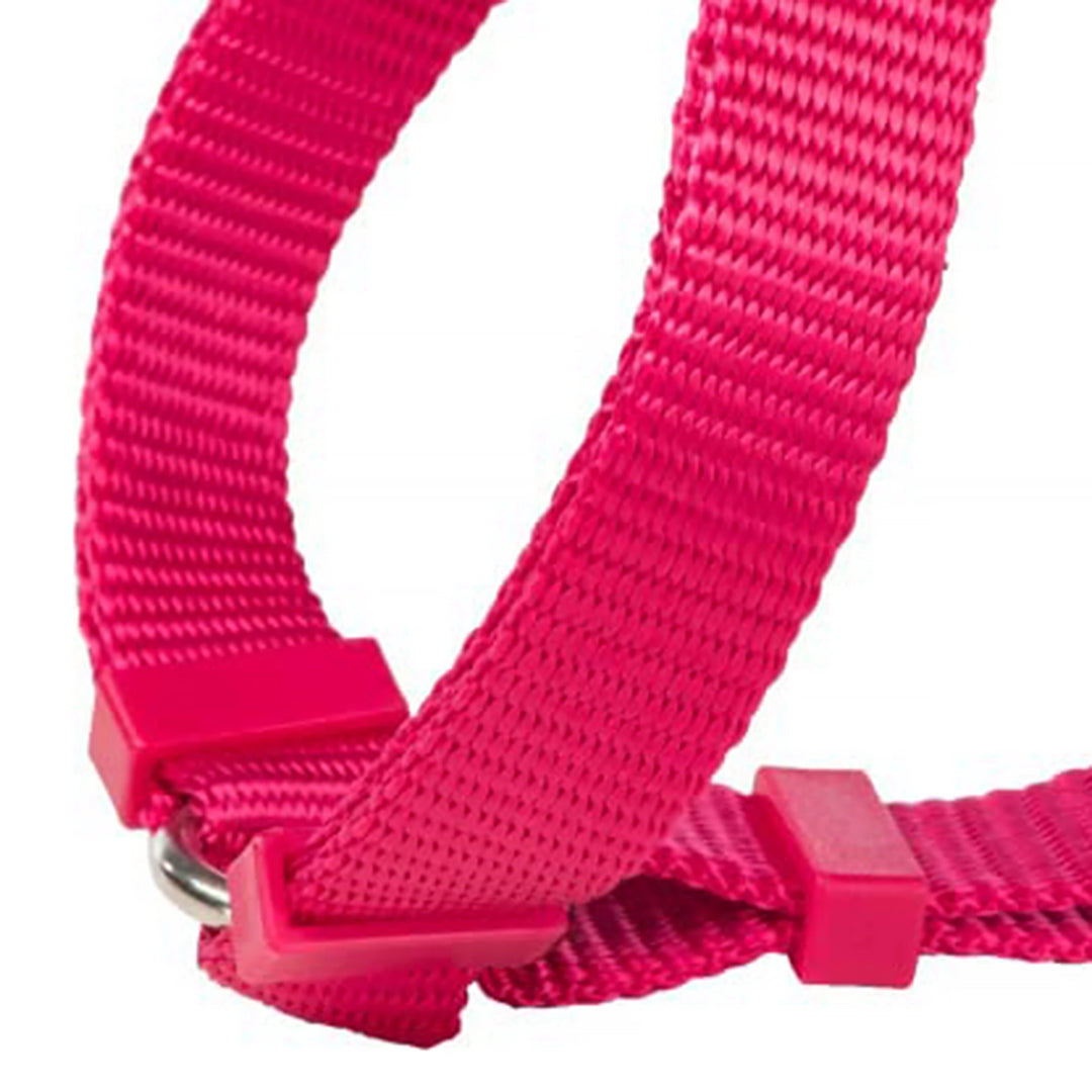 Trixie Premium Nylon H Type Dog Harness - Fuchsia