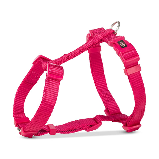 Trixie Premium Nylon H Type Dog Harness - Fuchsia