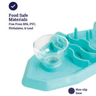 Petstages Hunt N Snack Mat Cat Slow Feeder Blue