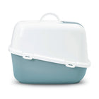 Savic Nestor Jumbo Cat Toilet White-Bluestone 26x19x18 inches