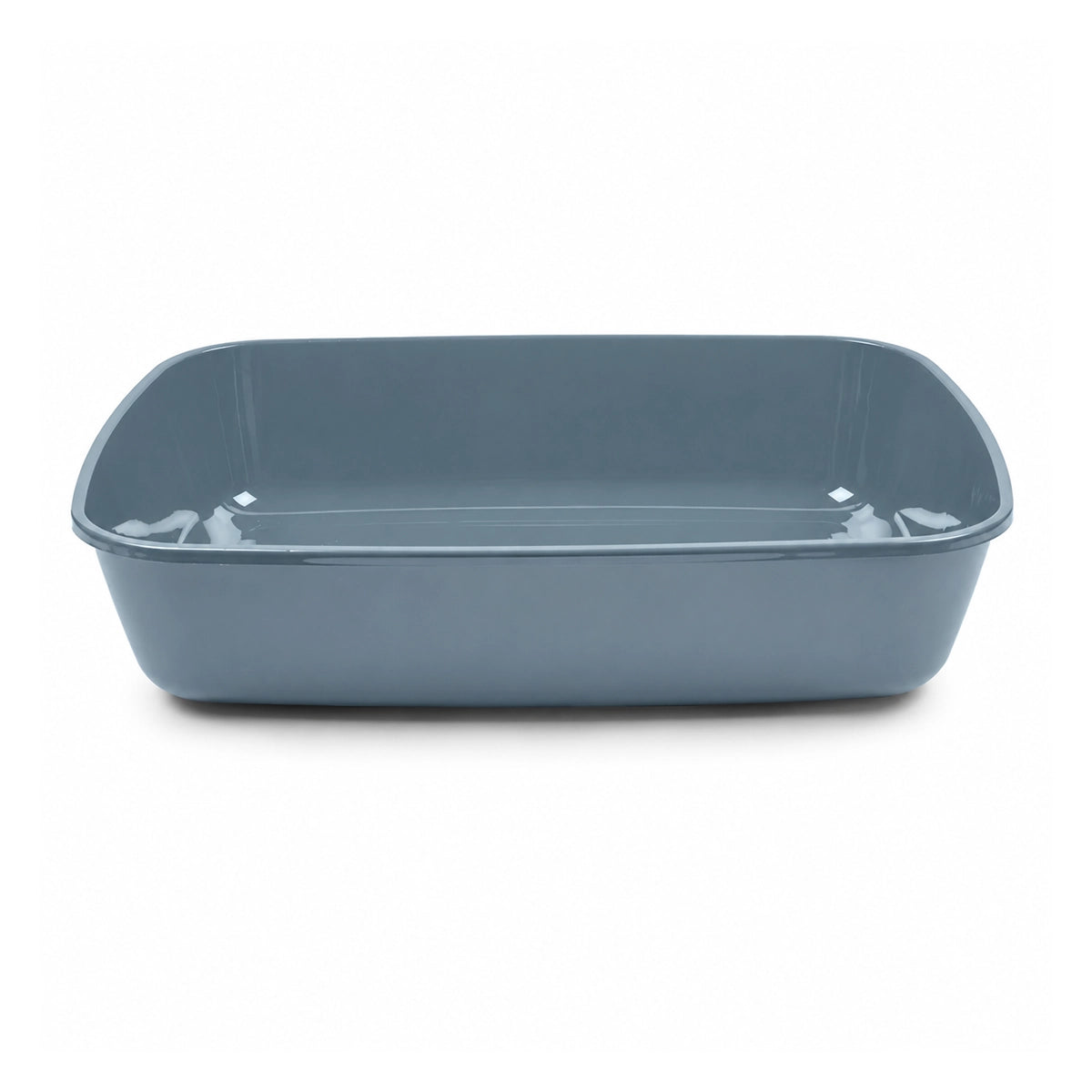 Savic Iriz Cat Litter Tray with Rim Bluestone - 20x14x5inch