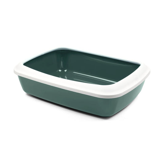 Savic Iriz Cat Litter Tray+Rim Nordic Green - 50.8 cm
