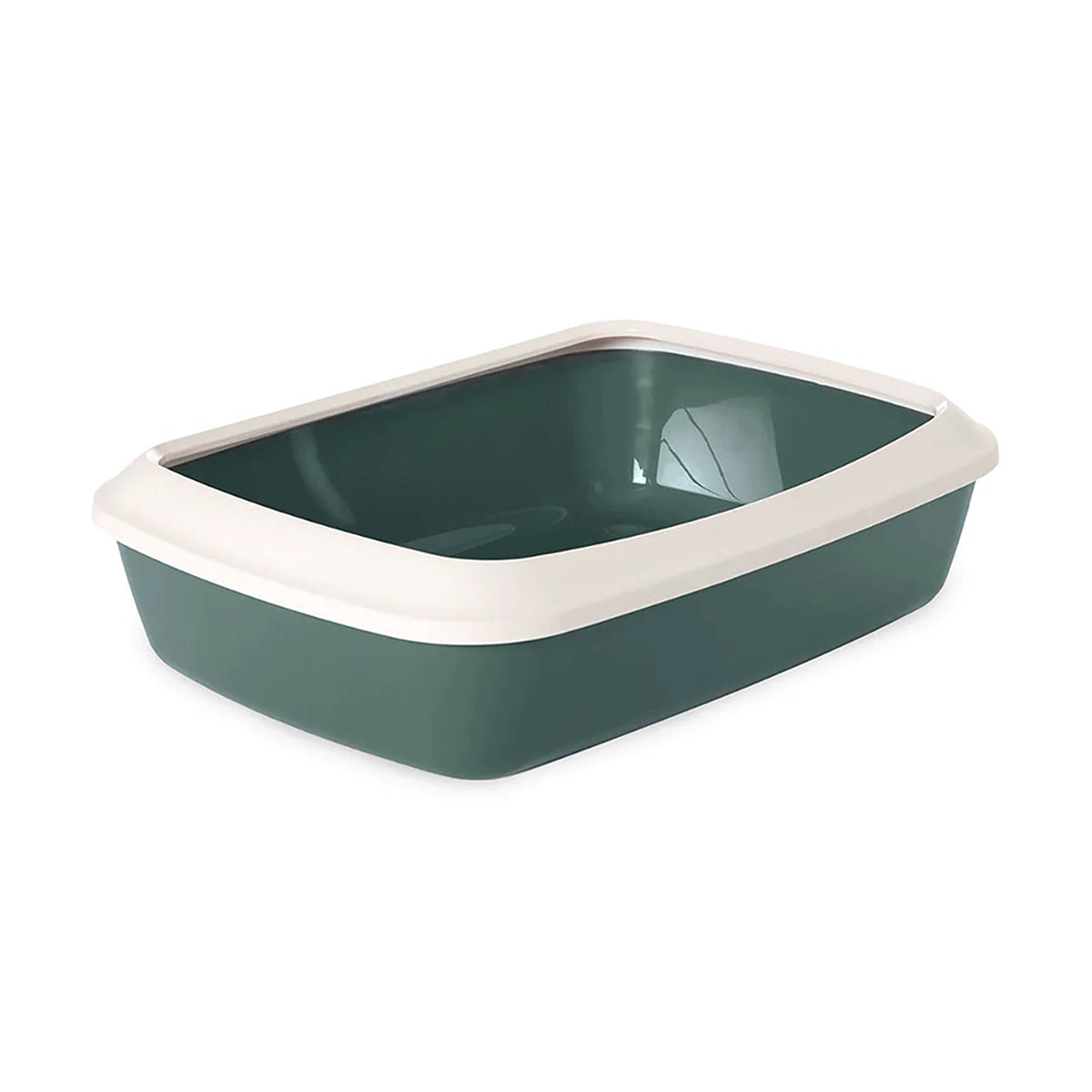 Savic Iriz Cat Litter Tray+Rim Nordic Green - 50.8 cm