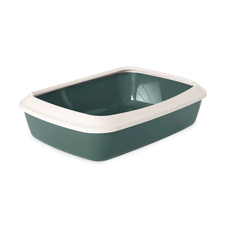 Savic Iriz Cat Litter Tray+Rim Nordic Green - 50.8 cm